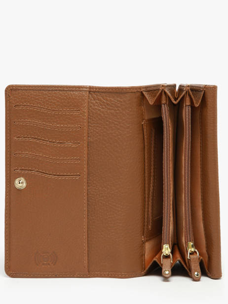 Portefeuille Caviar Leder Crinkles Bruin caviar 14001 ander zicht 1